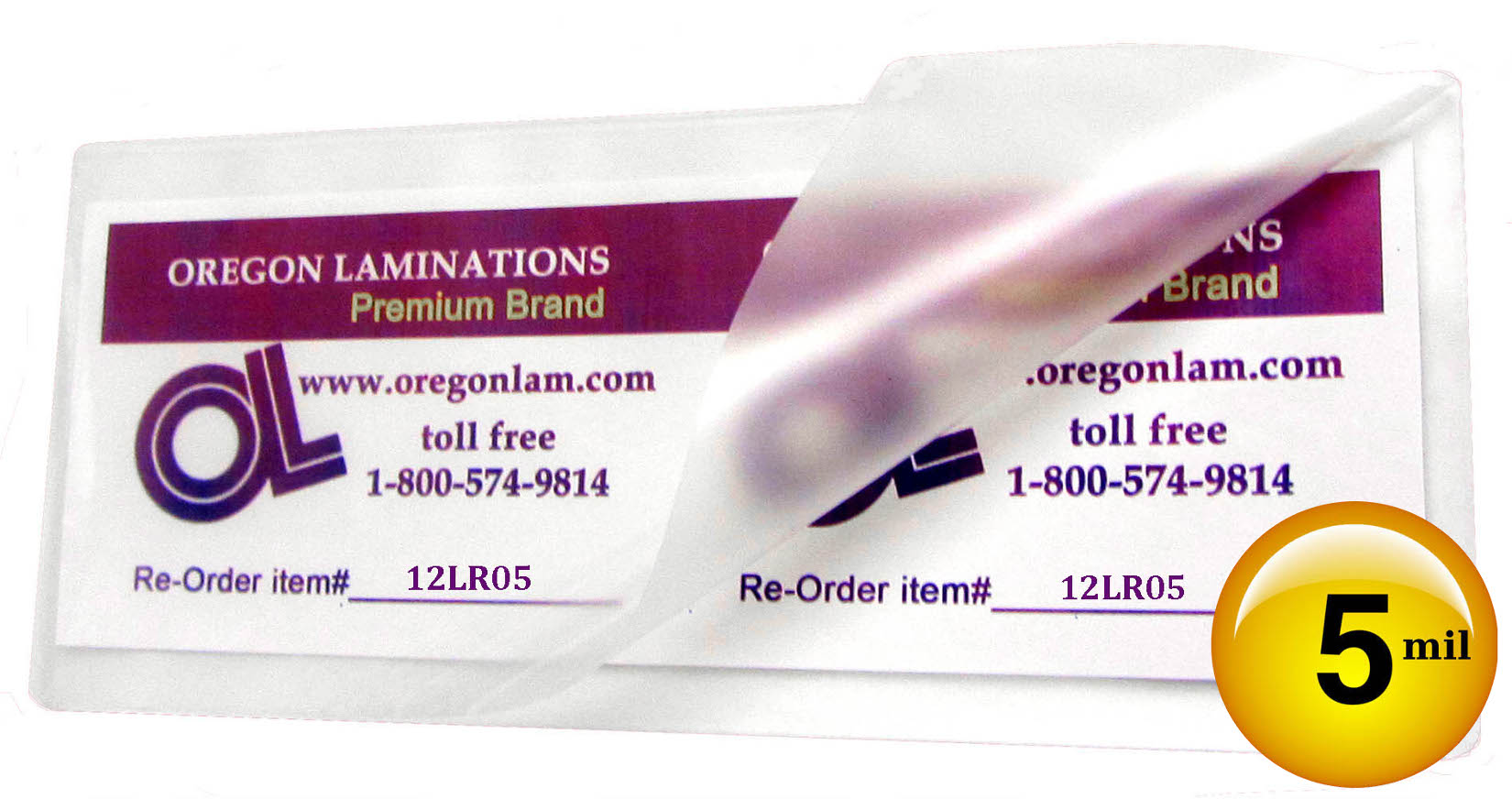Oregon Lamination Premium 10 Mil Letter Laminating Pouches 9 x 11-1/2 Hot Qty 100